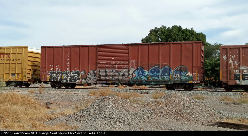 NKCR 66083 Rotulado Ferromex Con Grafiti 